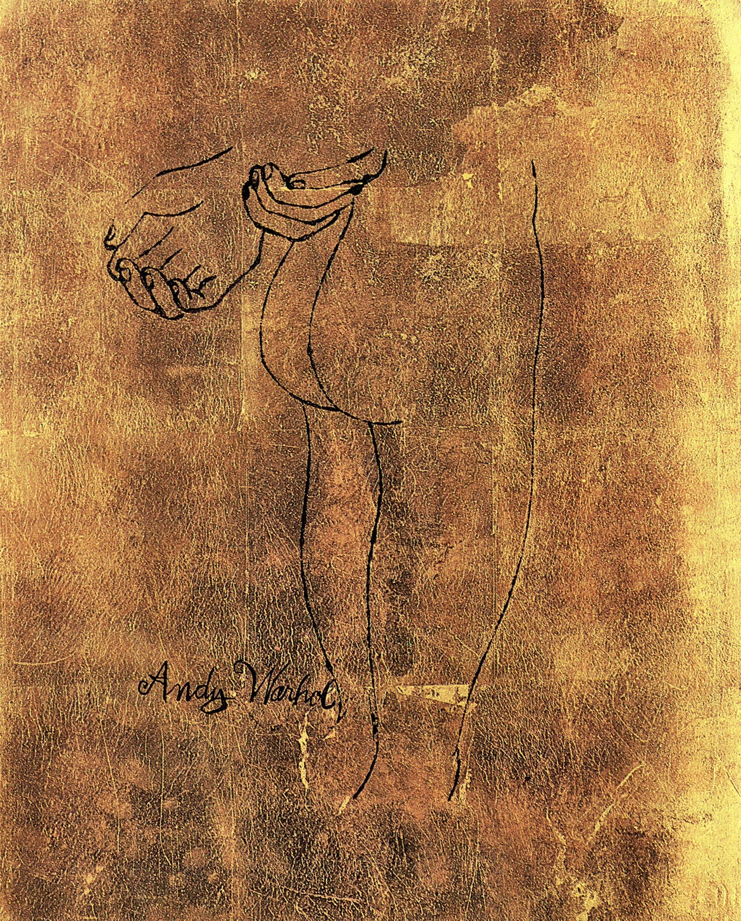Andy Warhol, Golden Nude, 1957